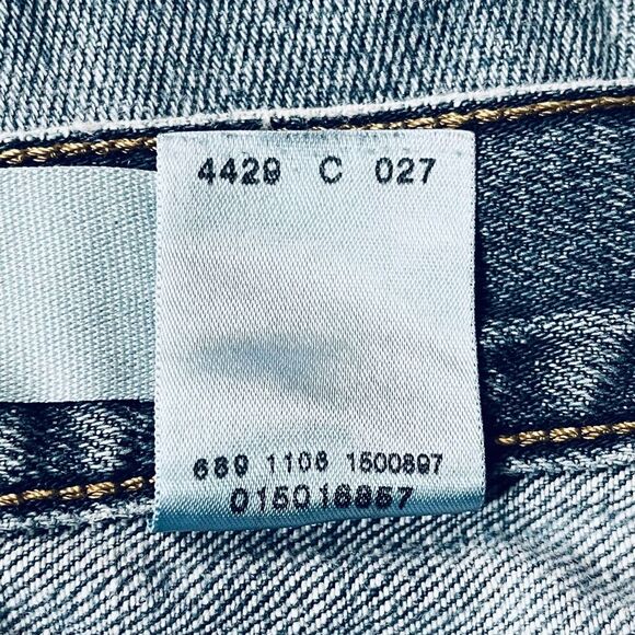 Levi’s Original Fit Straight Leg Button Fly Jeans Blue Size 34x32 - Picture 4 of 6